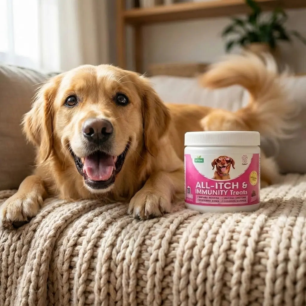 PetGo™ All-Itch & Immunity Treats с натурален пилешки вкус + ПОДАРЪК Comfort Groom Brush